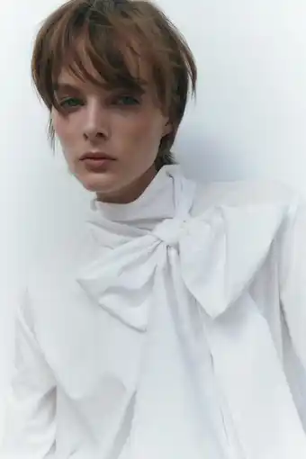 Zara Bluză din poplin Ofertă