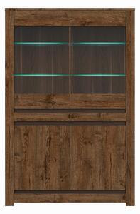 Favi Vitrina living modern kada reg2w2d, 158.5x104x45.5 cm Ofertă