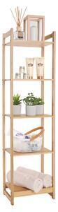 Favi Poliţă cu 5 rafturi, bambus natural, tipul imperor 3 Ofertă