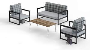 Favi Set de gradina mtlknp004, 4 piese, metal si poliuretan Ofertă