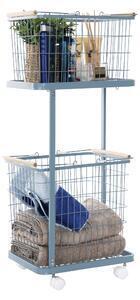 Favi Coş de rufe, metal, gri-albastru, hermes Ofertă