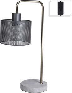 Favi Veioza metal, 24x16x47 cm, maxim 40 w, e27, gri Ofertă