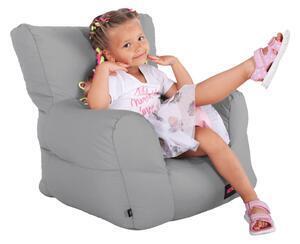 Favi Fotoliu tip sac, material textil gri deschis, tampo Ofertă