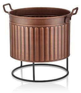 Favi Ghiveci decorativ sks0020, cupru, galvanizat 100%, 37x37x38 cm Ofertă