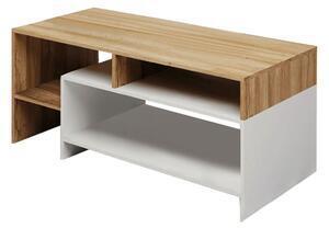 Favi Măsuţă de cafea, stejar grandson/alb, alicante Ofertă