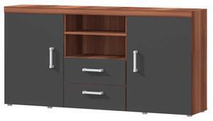 Favi Scrin combinat cheris 5, prun/grafit gri Ofertă