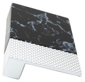 Favi Maner mobila viola crom mat + marmura neagra Ofertă