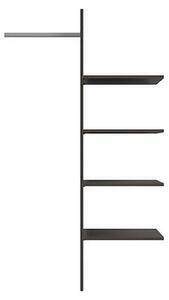 Favi Rafturi pentru garderoba kaspian wenge, 86x52x148 cm Ofertă