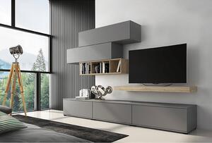 Favi Mobila living gri korfu din pal, 270x185x50 cm Ofertă