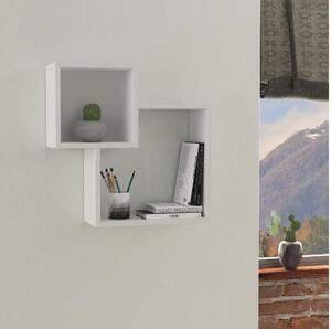 Favi Etajeră de perete diamond 57,5x57,5 cm albă Ofertă