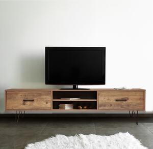 Favi Comoda tv beta rose, alun, pal melaminat, 180x50x40 cm Ofertă