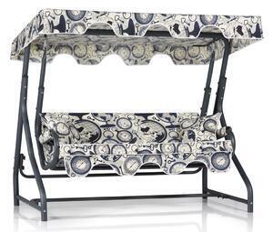 Favi Balansoar 3 persoane ruta, din metal si poliester, imprimeu, 200x110x1 Ofertă