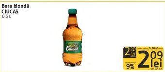Supeco Ciucaș bere blondă 0,5l Ofertă
