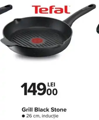 Tefal Grill Black stone 26 cm, inducție