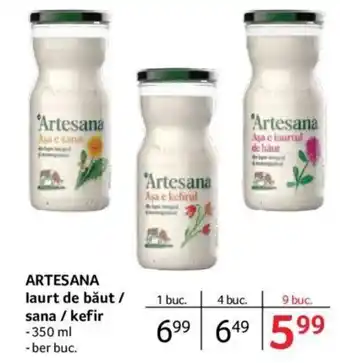 Selgros Artesana laurt de băut / sana / kefir 350 ml, per buc Ofertă