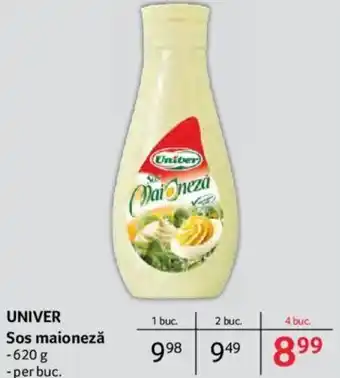 Selgros Univer sos maioneză 620 g Ofertă