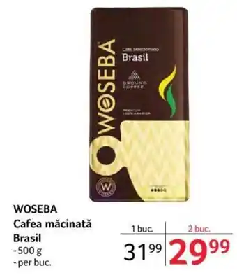 Selgros Woseba Cafea măcinată Brasil 500 g Ofertă