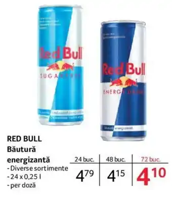 Selgros Red Bull Băutură energizantă 24 x 0,25 L Ofertă