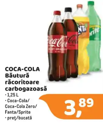 La Doi Pasi Coca-Cola Băutură răcoritoare carbogazoasă 1,25 L Ofertă
