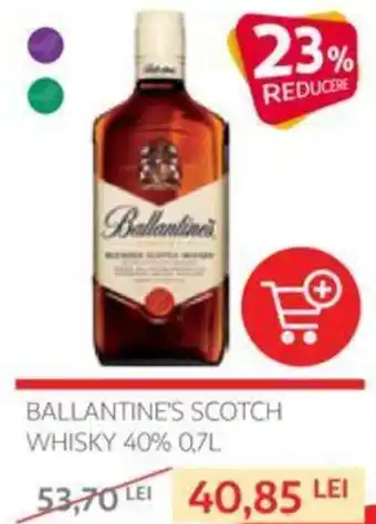 Auchan Ballantines scotch whisky 40% 0,7 L Ofertă