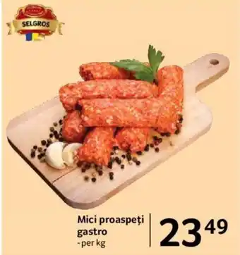 Selgros Mici proaspeți gastro per kg Ofertă