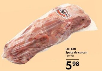 Selgros Lili gri spate de curcan per kg Ofertă