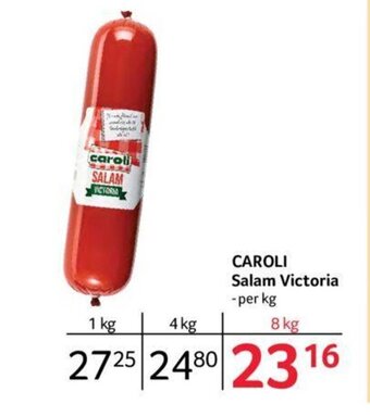 Selgros Caroli Salam Victoria per kg Ofertă