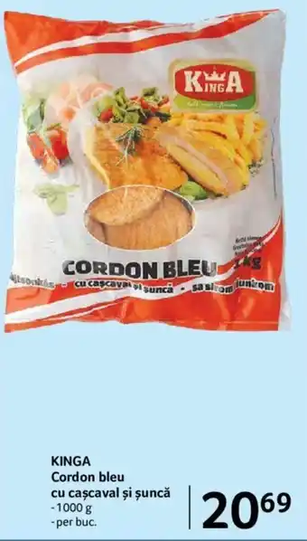 Selgros Kinga cordon bleu cu cașcaval și șuncă 1000 g, per buc. Ofertă
