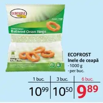 Selgros Ecofrost inele de ceapă 1000 g, per buc Ofertă