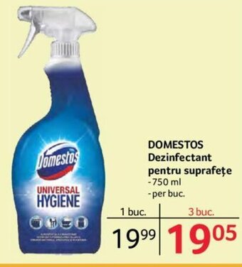 Selgros Domestos Dezinfectant pentru suprafețe 750 ml, per buc. Ofertă