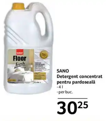 Sano Detergent concentrat pentru pardoseală 4 L, per buc