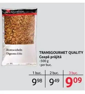 Selgros Transgourmet quality ceapă prăjită 500 g, pet buc. Ofertă