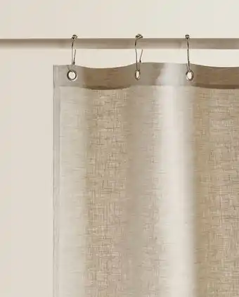 Zara Home Perdea de duș din in Ofertă