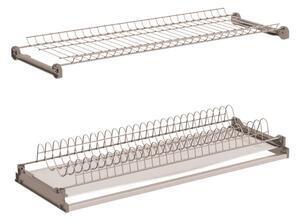 Favi Scurgator (picurator) vase deluxe, doua nivele, corp mobilier 900 mm, pal 18 mm, inox Ofertă
