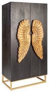 Favi Dulap din lemn de mango negru angel 70 cm Ofertă