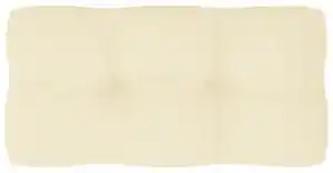 Favi Pernă canapea din paleți, crem, 80 x 40 x 10 cm Ofertă