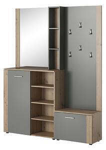 Favi Cuier hol stejar/antracit p-007, 30x150x190 cm Ofertă