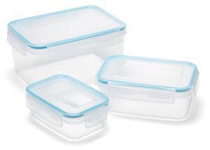 Favi Set 3 recipiente cu capac pentru mâncare addis clip and close rectangular Ofertă