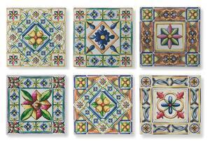 Favi Set 6 suporturi pentru pahare din ceramică villa d'este costiera Ofertă