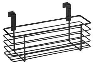 Favi Coș depozitare pentru ușă dulap wenko slim, 24 x 10 cm, negru Ofertă