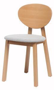 Favi Set 2 scaune de dining din fag cu șezut gri bonami selection milo Ofertă