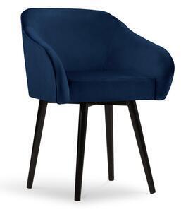 Favi Scaun tuff cu tapiterie din catifea, albastru royal Ofertă