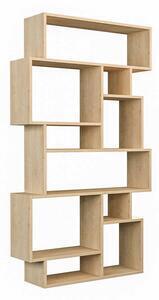 Favi Etajera albert, 96x25.5x168.5 cm, sonoma, pal melaminat 18 mm Ofertă