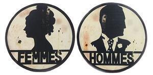 Favi Plăcuțe pentru ușa de toaletă antic line femmes/hommes Ofertă