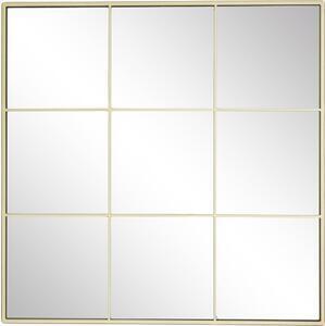 Favi Oglindă de perete cu ramă metalică aurie westwing collection clarita, 70 x 70 cm Ofertă