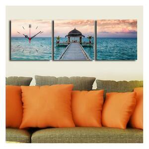 Favi Ceas cu tablou na mole, 90 x 28 cm Ofertă