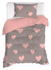 Favi Lenjerie de pat din bumbac ranforce pentru pat de o persoană mijolnir jana dusty rose, 140 x 200 cm Ofertă