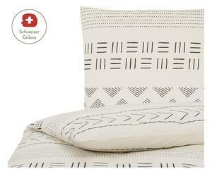 Favi Lenjerie de pat din bumbac percal westwing collection, 160 x 210 cm, bej Ofertă