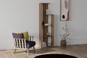 Favi Biblioteca wand, din pal melaminat, nuc, 50x20x160 cm Ofertă