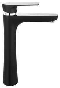 Favi Square black/chrome - baterie stativă pentru lavoar înalt - baq2lblc - ferro Ofertă